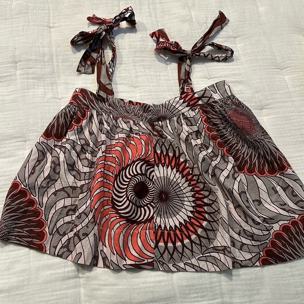 V de Vinster crop top - print